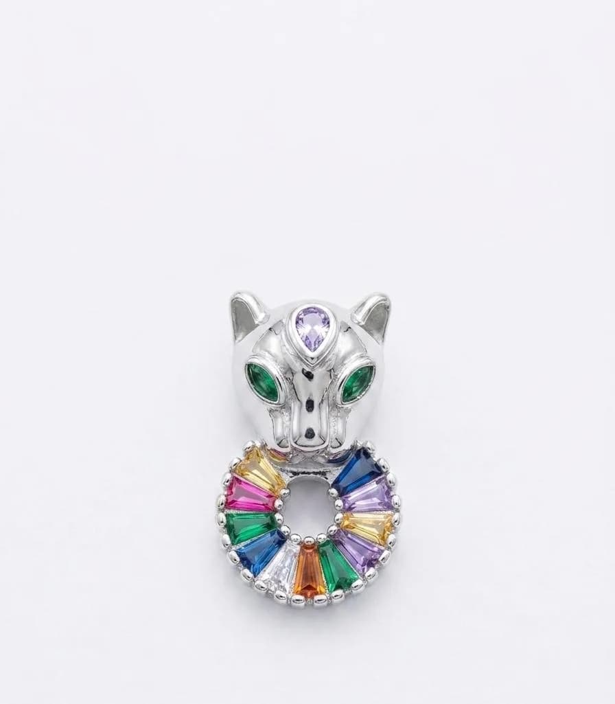 Royal Panther Multi-Gemstone Statement Brooch & Lapel Pin