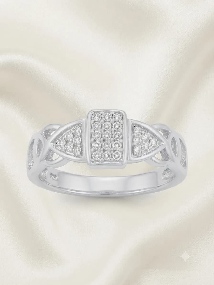 Silver Cluster Ring