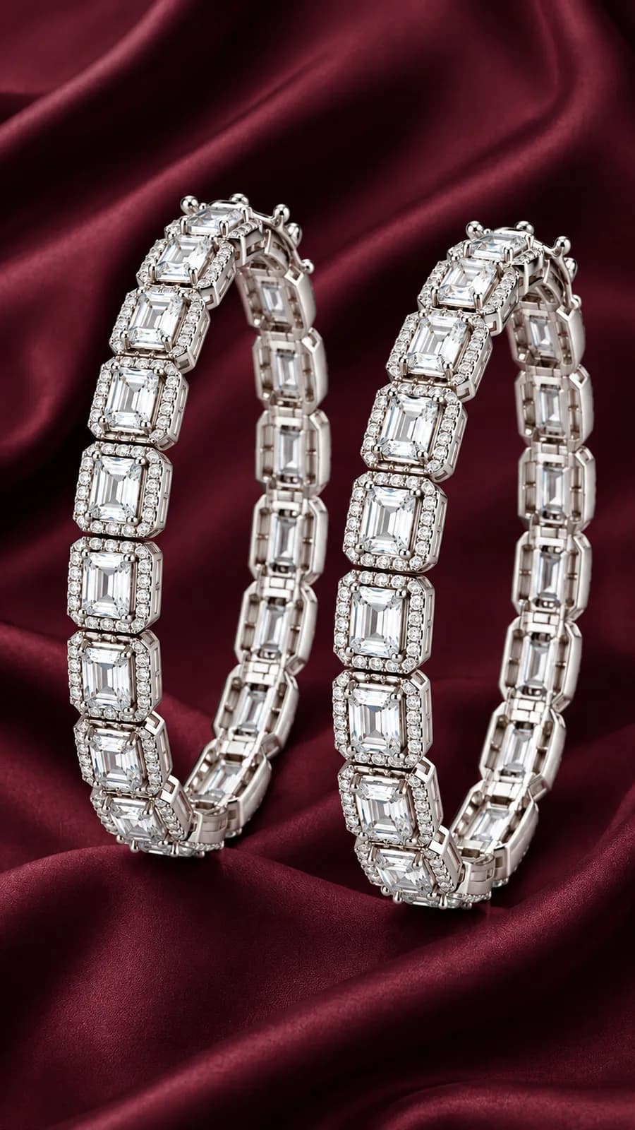Regal Geometric Elegance Bangle