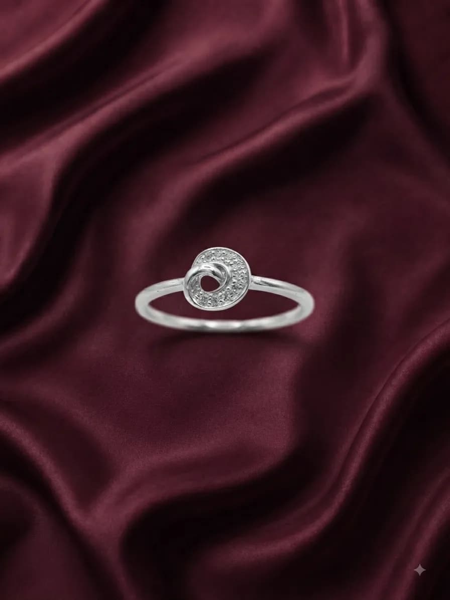 Celestial Spiral Halo Ring
