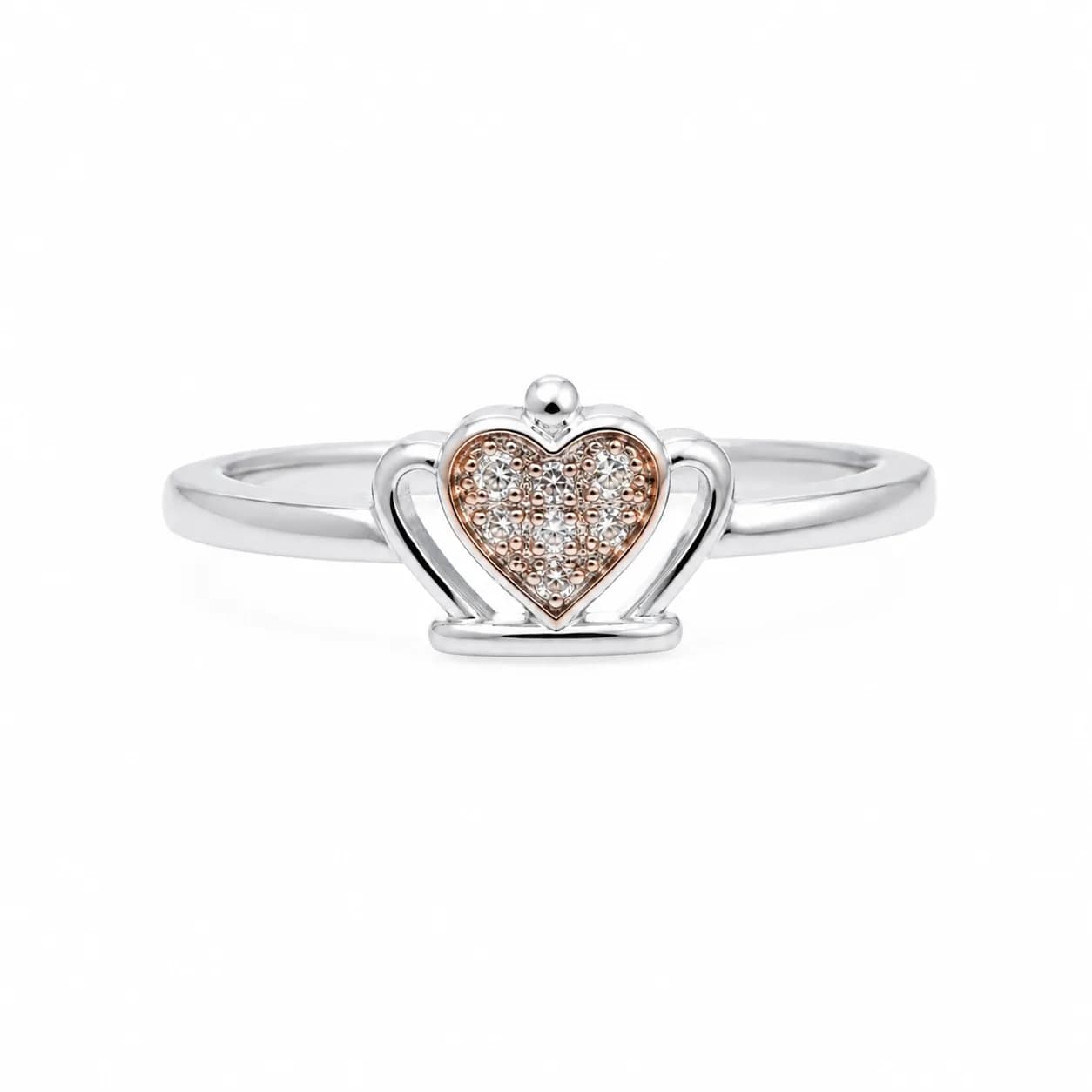 Sparkling Heart Love Ring