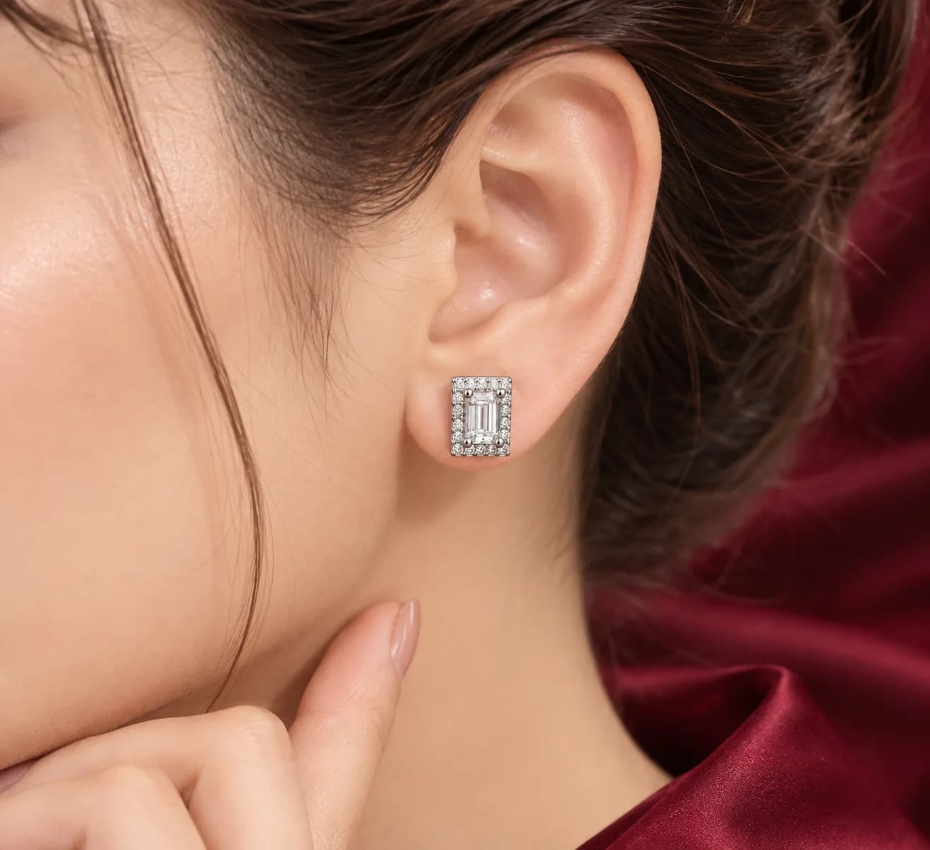 Silver Radiance Earring