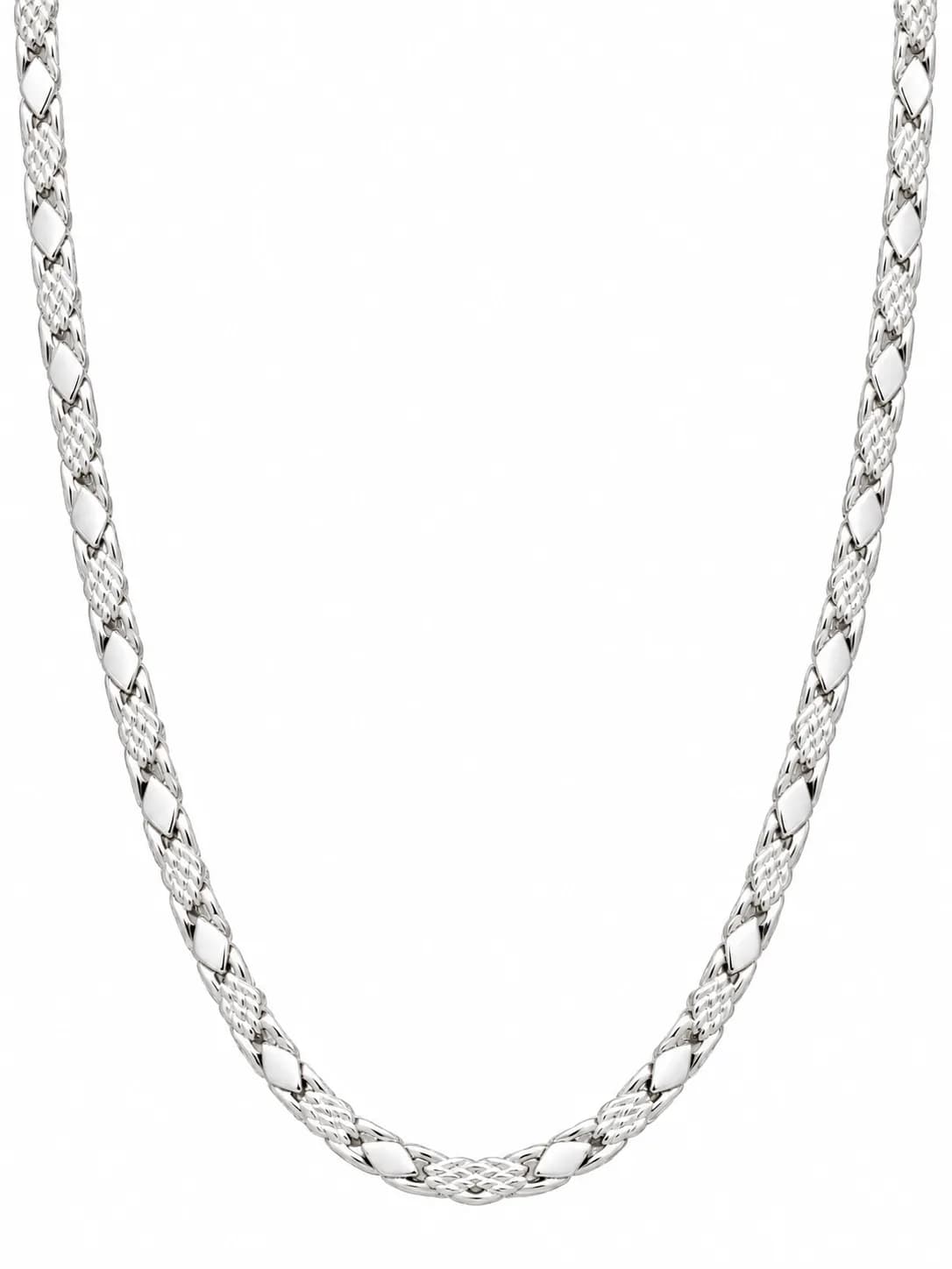Silver Braided Luxe Chain
