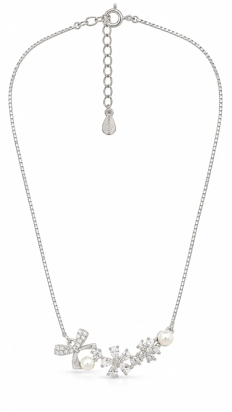 Floral Pearl Grace pandent chain