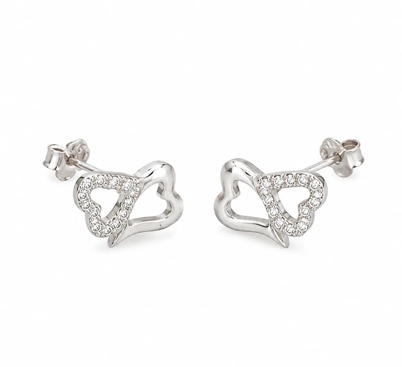 Silver Heart Earring
