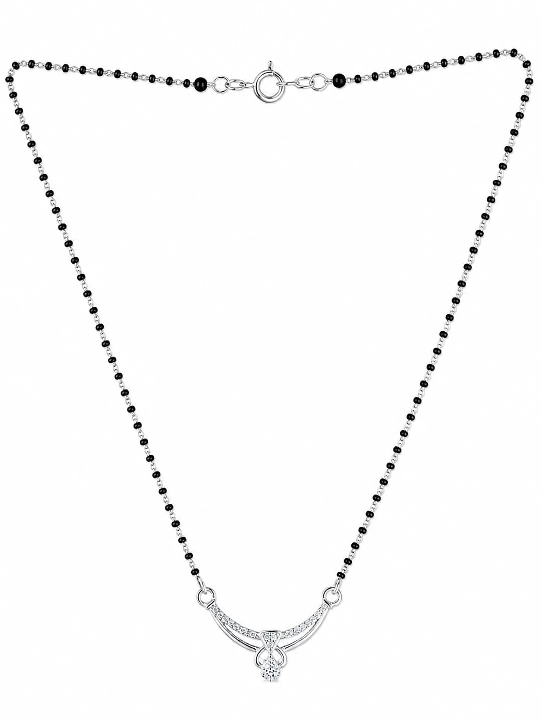 Graceful Curve 925 Sterling Silver Mangalsutra